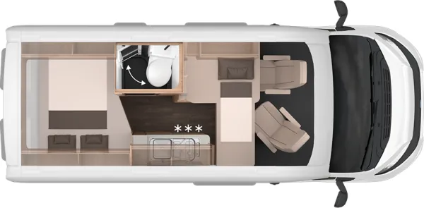 Nachtgrundriss Knaus BoxLife 540 MQ