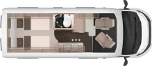 Grundriss Tag Knaus BoxLife 600 ME Platinum Selection Verfügbar 11/26