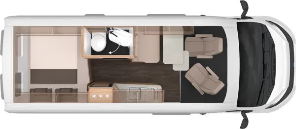 Tagesgrundriss Knaus BoxLife 600 MQ