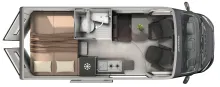 Grundriss Tag Hymer Camper Van Redwood 601 Trail*Automatik*Aufstelldach