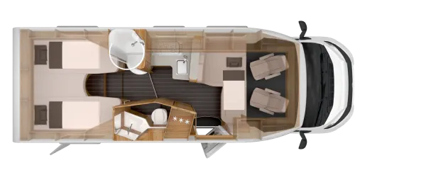Nachtgrundriss Knaus Sky TI 700 MEG Nachtgrundriss Knaus Sky TI 700 MEG