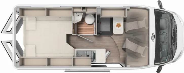 Fahrzeugbild Carado pro CV 602 Automatik, Solar, Rahmenfenster #2