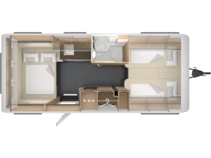 Grundriss Nacht Tabbert Pantiga 550 E 2,3 Finest Edition mit Mover