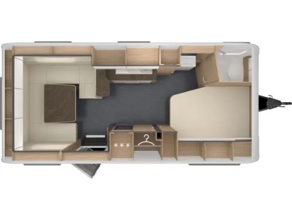 Tagesgrundriss Tabbert Pantiga 550 TDL 2,5