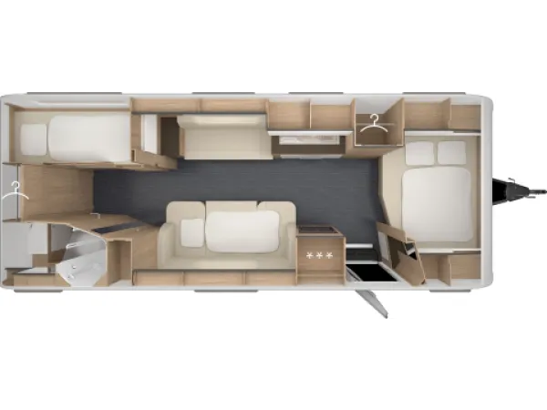 Nachtgrundriss Tabbert Pantiga 655 DMK 2,5