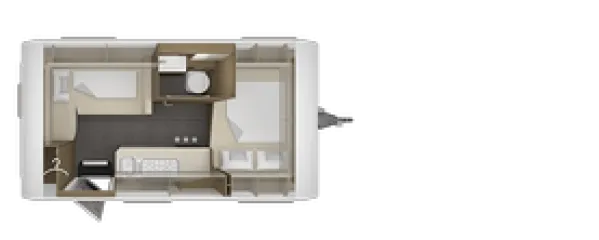 Nachtgrundriss Tabbert Cazadora 420 QD 2,3