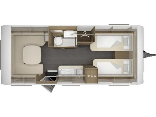 Tagesgrundriss Tabbert Cazadora 550 E 2,3 Tagesgrundriss Tabbert Cazadora 550 E 2,3