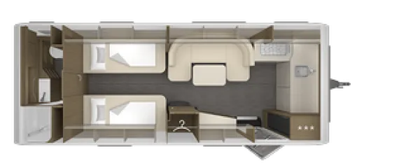 Tagesgrundriss Tabbert Cazadora 655 MEB 2,5