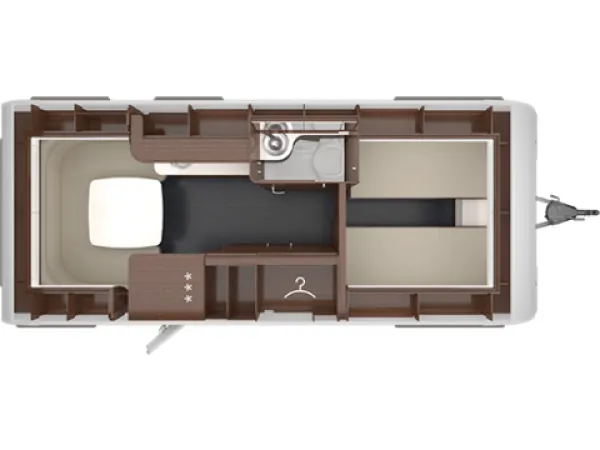 Tagesgrundriss Tabbert Puccini 550 E 2,3 Tagesgrundriss Tabbert Puccini 550 E 2,3