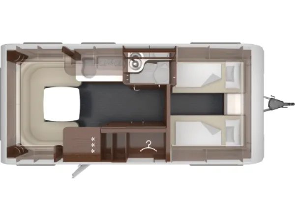Tagesgrundriss Tabbert Puccini 550 E 2,5 Tagesgrundriss Tabbert Puccini 550 E 2,5