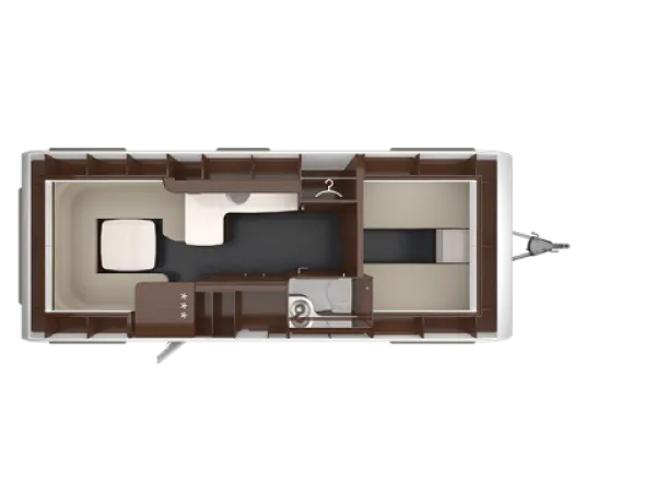 Tagesgrundriss Tabbert Puccini 655 EL 2,5