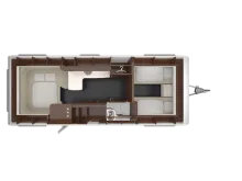 Grundriss Nacht Tabbert Puccini 655 EL 2,5 Design Paket