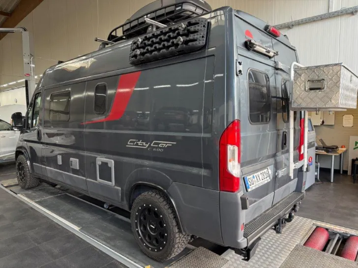 Grundriss Nacht Bürstner City Car C 600