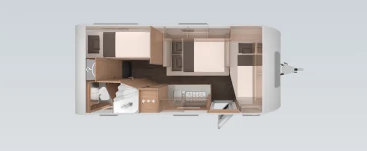 Grundriss Nacht Knaus Sport 500 KD ePower Selection