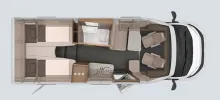 Grundriss Tag Knaus Van TI 650 MEG VANSATION Modell 2026