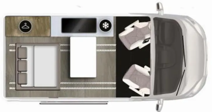 Grundriss Tag Karmann Mobil Duncan DU 500 *ALLWETTERREIFEN*IRON-GREY*