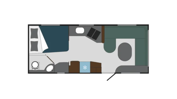 Grundriss Tag Polar Chimera 590 FWL NEUHEIT Klima Mover