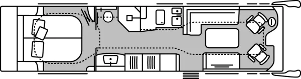 Tagesgrundriss Morelo Empire Liner 108 GB Tagesgrundriss Morelo Empire Liner 108 GB