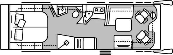 Tagesgrundriss Morelo Loft Liner 87 G