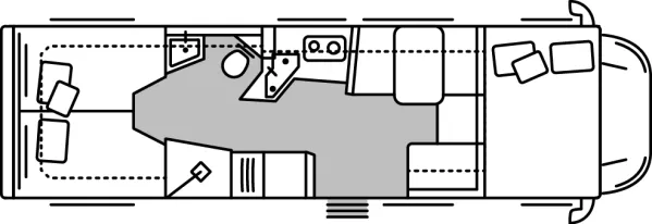 Tagesgrundriss Morelo Loft Alkoven 88 L Tagesgrundriss Morelo Loft Alkoven 88 L