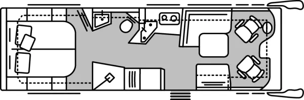Tagesgrundriss Morelo Loft Liner 82 M