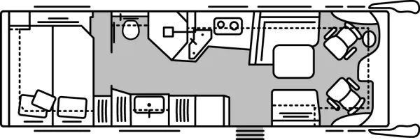 Tagesgrundriss Morelo Loft Premium 83 F