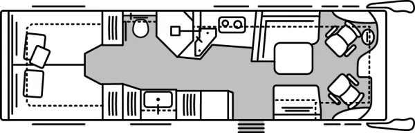 Tagesgrundriss Morelo Loft Premium 87 LS