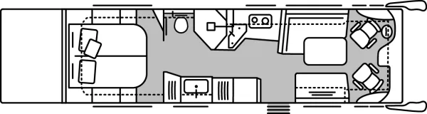 Tagesgrundriss Morelo Loft Premium Liner 103 GB