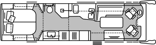 Tagesgrundriss Morelo Palace Liner 96 MBK