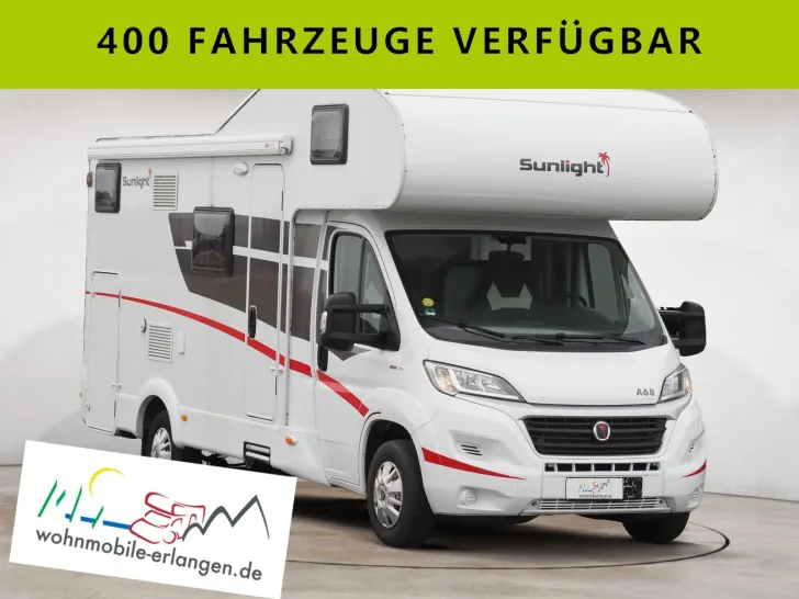 Fahrzeugbild Sunlight A68, Markise, 6 Sitz & Schlafplätze, Radtr., #1