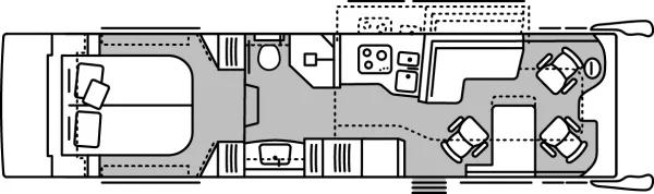 Tagesgrundriss Morelo Palace Liner S-WAY 103 GSO