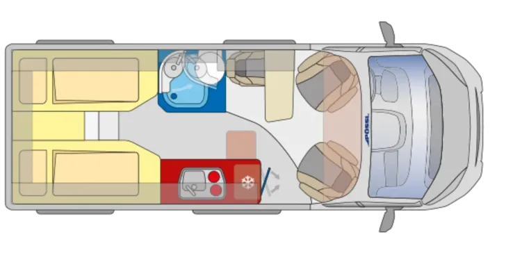 Grundriss Tag Pössl Summit SHINE 600 L Elegance Mod. 26 Sie sparen 3.551