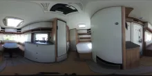 360° Innenansicht Bürstner Premio 460 TS IC-Line, Klima, Kombidose, 1700KG