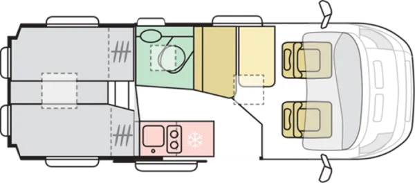 Tagesgrundriss Adria Twin ALL-IN 600 SLB