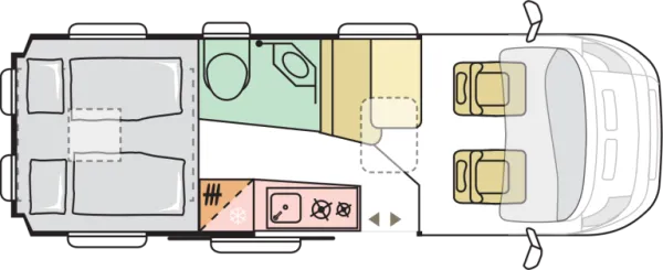 Nachtgrundriss Adria Twin ALL-IN 640 SGX
