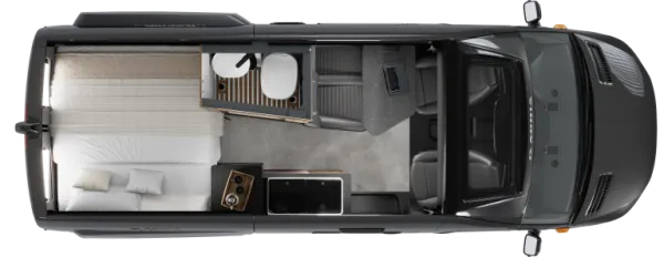 Tagesgrundriss Adria Supertwin 600 SPB