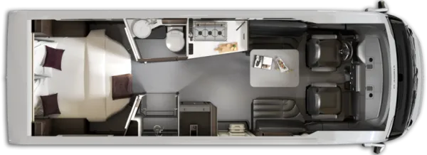 Tagesgrundriss Adria Supersonic 780 DC