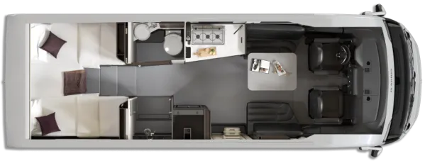 Tagesgrundriss Adria Supersonic 780 DL