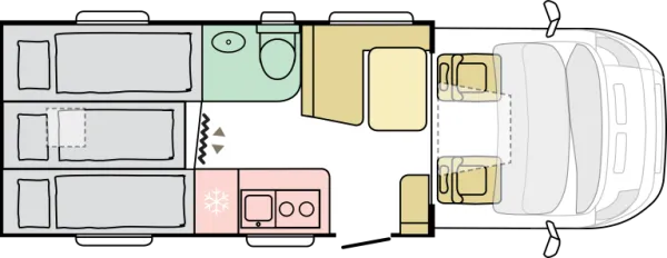 Nachtgrundriss Adria Coral Supreme MB 650 SL