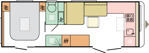 Tagesgrundriss Adria Astella 704 HP