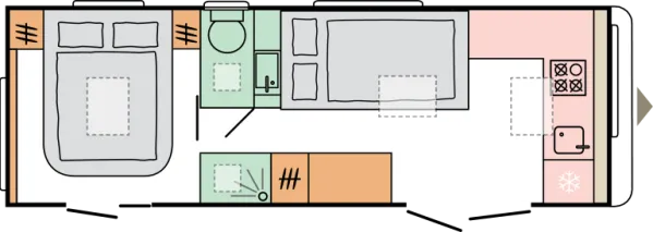 Nachtgrundriss Adria Astella 704 HP