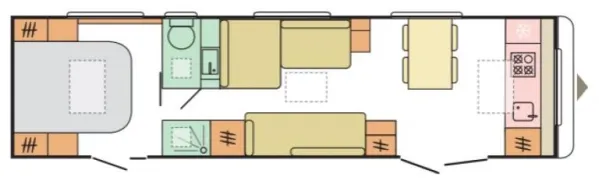 Tagesgrundriss Adria Astella 904 HP Tagesgrundriss Adria Astella 904 HP