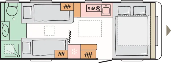 Nachtgrundriss Adria Alpina 613 UT