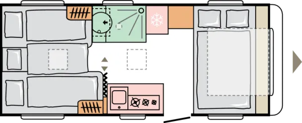 Nachtgrundriss Adria Adora 532 UL