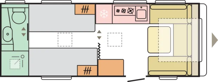 Grundriss Tag Adria Adora 572 UT - ab Euro 31.550,-