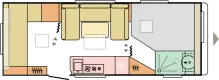 Grundriss Tag Adria ADORA 613 PK MJ 2026