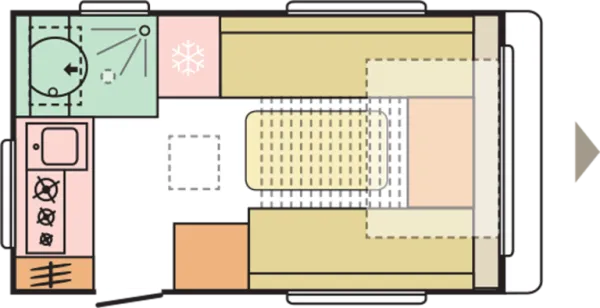Tagesgrundriss Adria Altea 362 LH