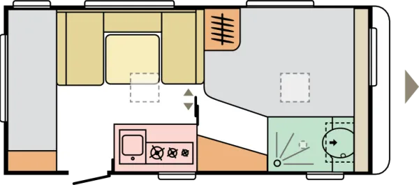 Tagesgrundriss Adria Altea 472 PK