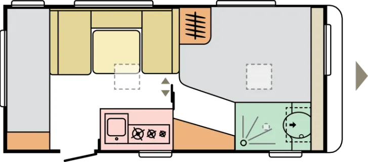 Grundriss Tag Adria Altea 472 PK - Verfügbar ab 04/2026