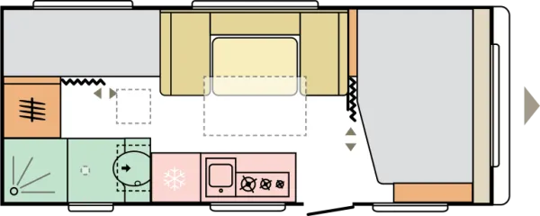 Tagesgrundriss Adria Altea 552 PK